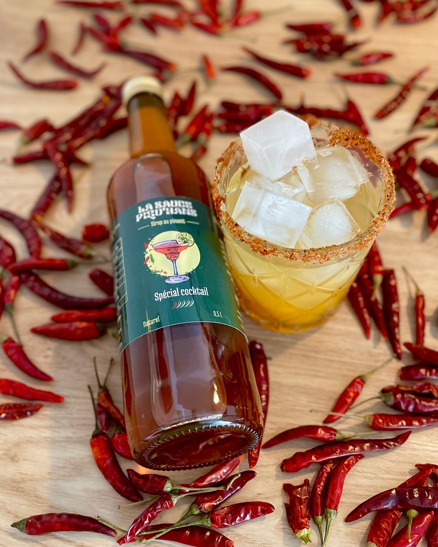 Sirop au piment - Spécial cockatil